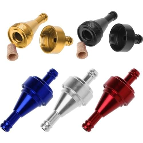 2019 New Universal 6mm Oil Fuel Filter Cleaner for Motorcycle Pit Dirt Bike ATV 5 Colors