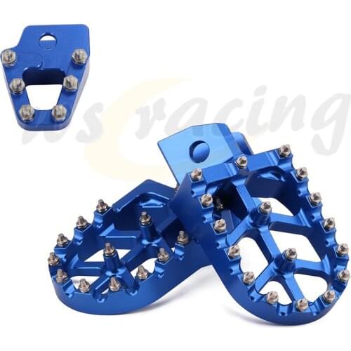 Brake Pedal Step Plate Footpegs Footrest For YAMAHA TTR125 TTR 125 2000-20003 TTR250 TTR 250 2000-2006 XT250 TX 250 2008-2020