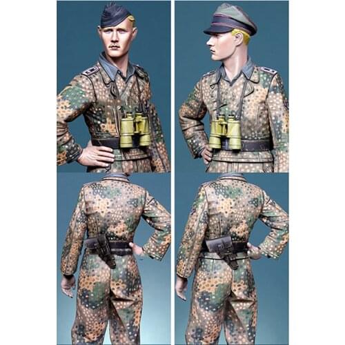 1/16 Resin Model Building Kit Figure Command army