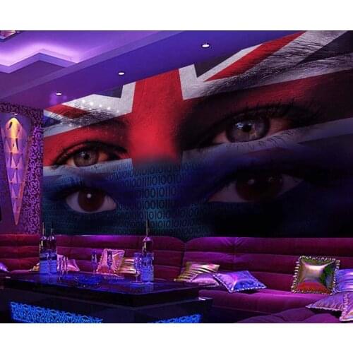 Custom mural wallpaper 3D sexy beauty creative hotel bar nightclub KTV box tooling wall decoration painting