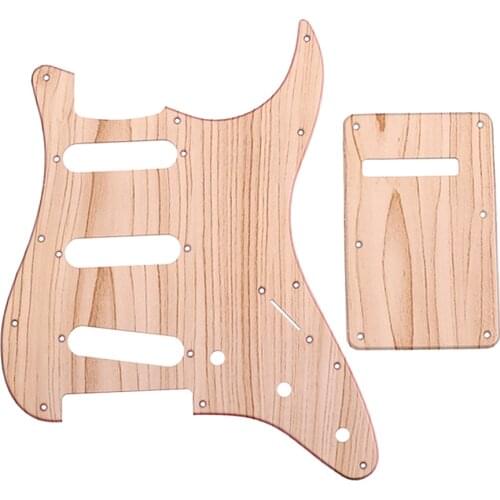 Prewired Loaded Guitar SSS Pickguard Pickguard And Backplate Set For ST Electric Guitar, 3 Ply