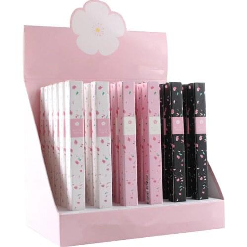 4 pcs Gel Pens Kawaii Cute Cool High Grade Cherry Blossom Neutral Pen Gift Signature School Gift Stationary Supplies Pen