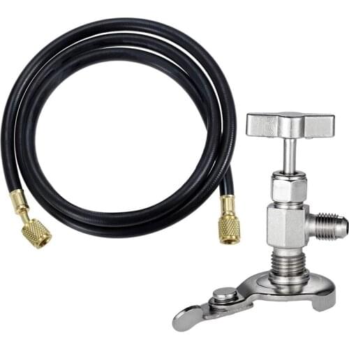 R410A AC Refrigerant Charging Hoses, 59inch HVAC Hose with 1/4inch SAE Female Flare,Working for R410A R22 R134A R12