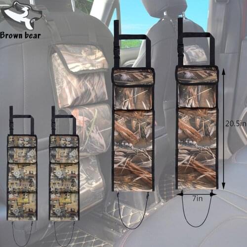 Handbag Tactical Car Seat Back Organizer Vehicle Military Seat Cover Protector Multi-pocket Hunting Storage Bag Backseat