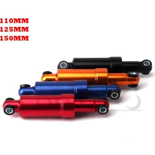 125mm 150mm electric bike rear shock absorber suspension suitable for folding scooter 49cc pocket bike mini ATV electric bike
