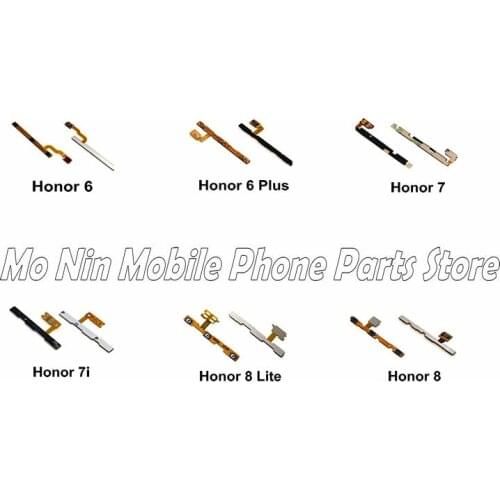 New Power on/off & volume up/down buttons flex cable Replacement for Huawei Honor 6 6Plus 7 7i 8 Honor 8 Lite phone