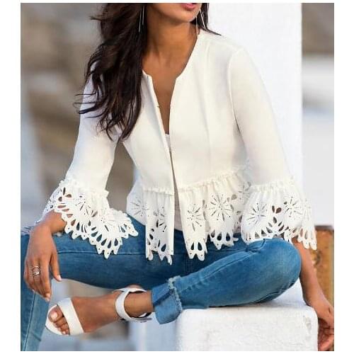 S-XL long sleeve v neck florla tops coat autumn winter casual leisure brand top coat