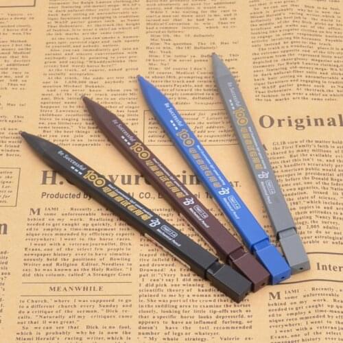 2B Holder Exam Mechanical Pencil 6Pcs Pencil Refills Office Supplies Exam Accessory Pencil With Eraser Support Wholesale