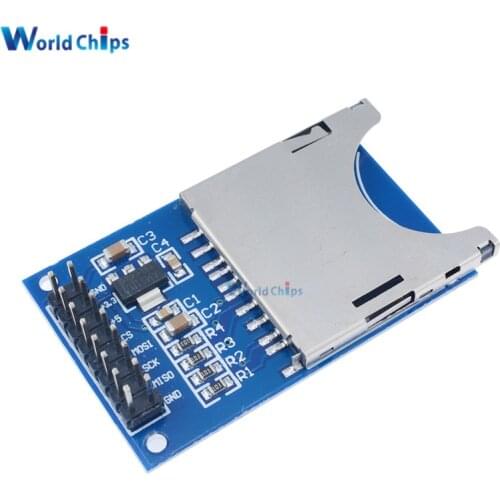 3.3V 5V Reading Writing Sensor Shield Module Write SD Card Slot Socket Reader ARM MCU Control Programable Board For Arduino DIY