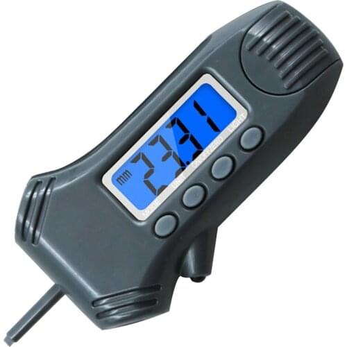 3-in-1 Digital Tire Pressure Gauge Car Tread Depth Gauge Tire Pressure Monitoring Tool LCD Display 100 PSI Meter