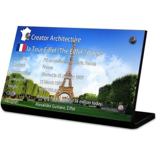 Acrylic Display Stand Brand For Architecture 21019 The Eiffel Tower France