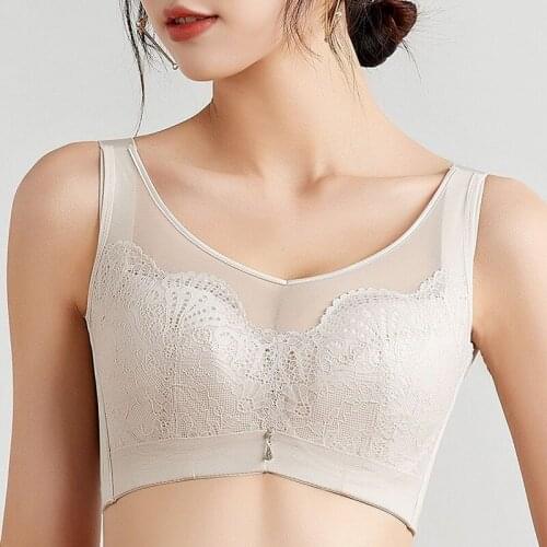 Sexy Lace Bras for Women Push Up Women Crop Top Underwear Seamless Plus Size Bra BH Backless Female Bralette Lingerie Brassiere