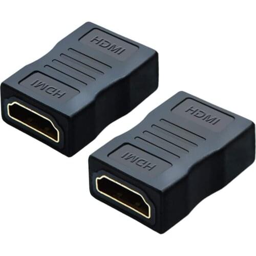 HDMI Female to Female Adapter,2-Pack High Speed HDMI Coupler 4K&3D Extender for TV Roku PS3/PS4 and Extending Your HDMI Devices