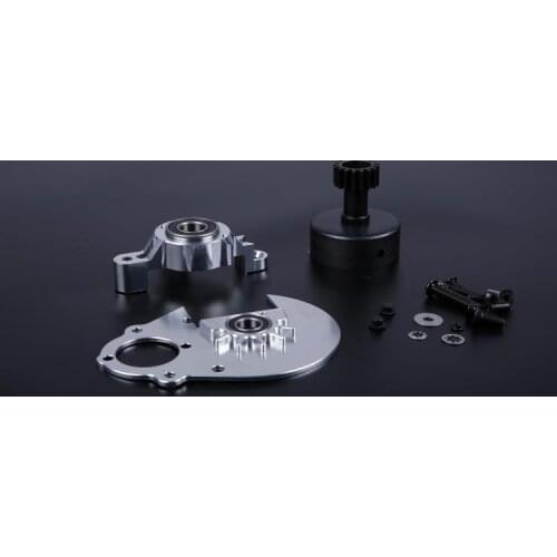 CNC Clutch Bell Mount and Plate Set for 1/5 scale HPI KM Rovan Baja 5B 5T 5SC