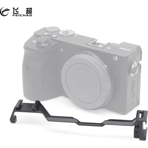 Cold Shoe Relocation Mount for Sony A6300 A6400 A6500 Microphone Flash Light Vlogging Extension Quick Release Coldshoe Adapter