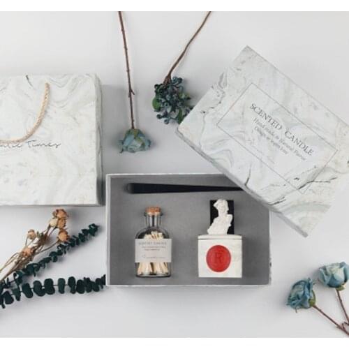 Hot Sell Soy Wax Scented Candle In Wholesale Scented Luxury Jar Gift Set Scented Candle Scented Candle Set Gift Box