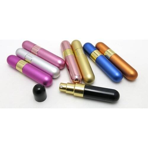 Hot Sale 10pcs 10ml Cute Colorful Perfume Bottle 10 colors Mini Portable Travel Refillable Sprayer Atomizer Scent Case As Gift