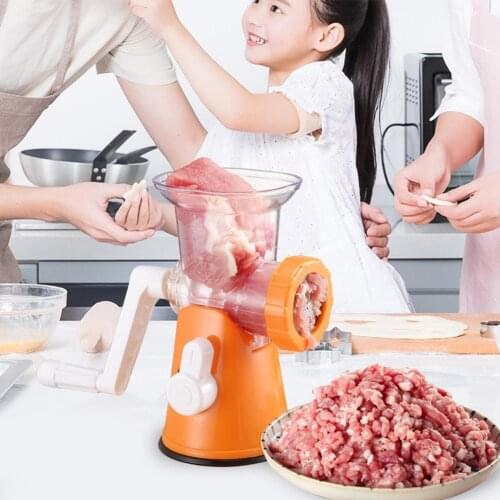 Multifunctional Powerful Meat Grinder Multifunctional Manual Food Cutter Processor Blender Manual Meat Grinder Tool Chopper