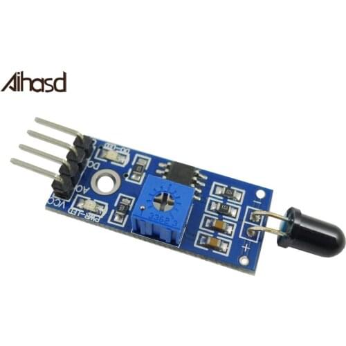 IR Flame Sensor Module 4 Pin Interface Detector Infrared Receiver Detection Fire Module For Arduino
