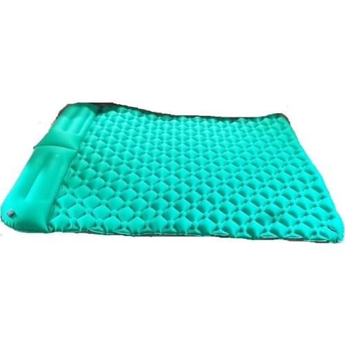 Outdoor 2person Camping Mat TPU Camping Bed Inflatable Air Mattress Tent Bed Inflatable Cushion Sleeping Pad Air Bed SleepingMat