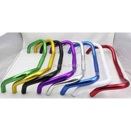 25.4*420mm newest bullhorn bike Handlebar Track Fixed Fixie Gear Bicycle Part drop road racing bicycle bent bar cycling accessoy