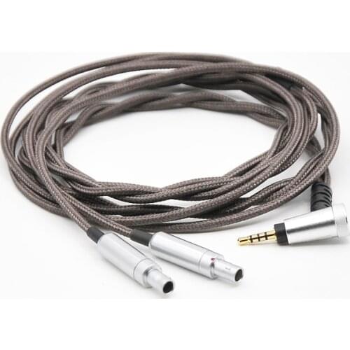 New Headphone Upgrade cable 2.5mm balance For Sennheiser HD800 HD800s HD820 D1000 Single crystal copper silver-plated cable