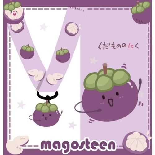 Wholesale Universal Cartoon Cute fruit phone straps Adjustable Mobile Phone Lanyard for iPhone 11 X Lanyard Neck Strap Hang Rope