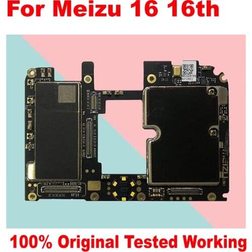 Original Tested Working Mainboard Motherboard For Meizu 16th 16 M882Q M882H Circuits Electronic Full Chips Card Fee Flex Cable
