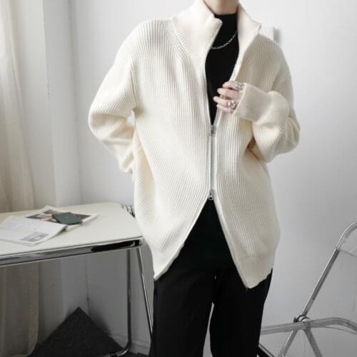 Sunwang Men's Cardigans With Zip