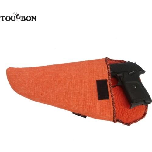 Tourbon Tactical Shooting Pistol Handgun Socks Case Pouch Holster Gun Protector Storage Fabric 26CM Gun Accessories