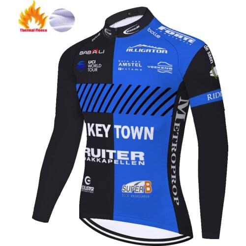 MONKEY TOWN jersey ciclismo long sleeve Winter Thermal Fleece Bike Clothing Bicycle long sleeve uniforme ciclismo hombre