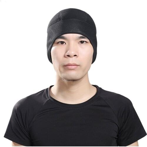 Outdoor Cycling Windproof Thermal Beanie Cap Running Helmet Liner Skull Hat