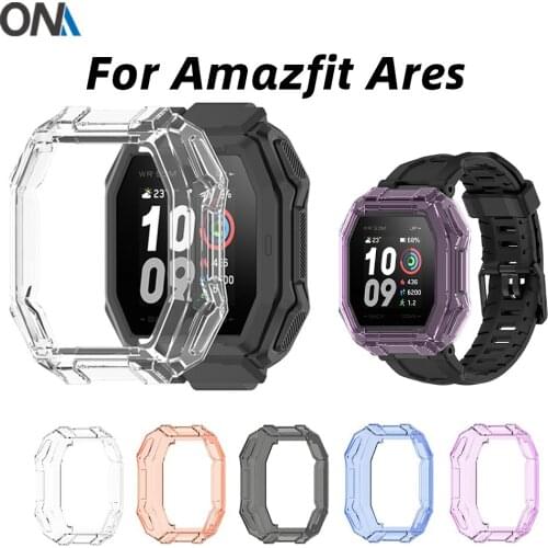 Protective case for Amazfit Ares High Quality TPU cover slim Smart watch bumper shell for Amazfit Ares Anti-fall Accessories