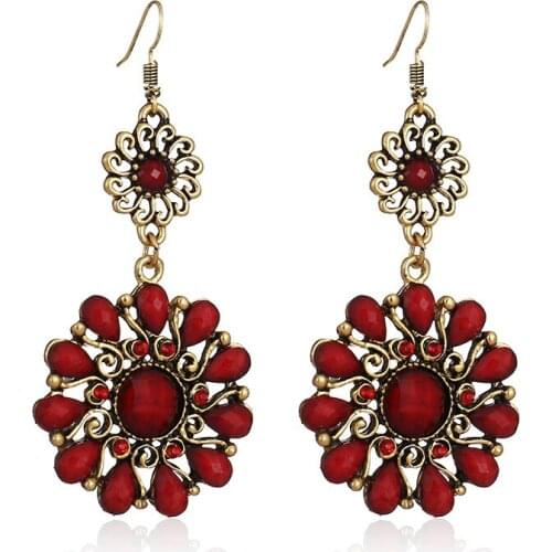New Multilayer Round Small Sun Earrings for Women, European and American Ethnic Style Individual Earrings, Earrings