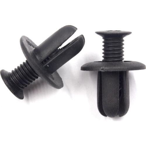 KE LI MI Plastic screw snaps fastener fits 8.2mm for Hyundai door panel bumper fender molding clips retainers