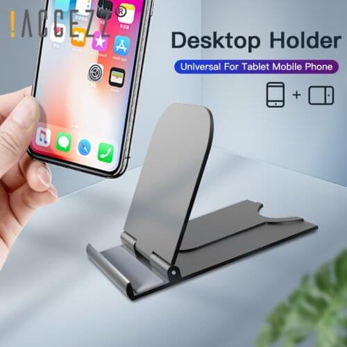!ACCEZZ Mobile Phone Holder Stand Universal For iPhone 11 Pro Samsung 4-12inch Adjustable For ipad Tablet Desktop Holder Bracket