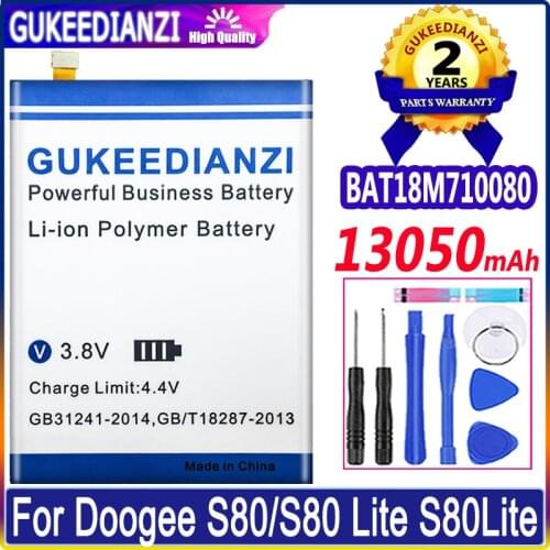 13050mAh GUKEEDIANZI BAT18M710080 Battery For Doogee S80 S80 Lite Smartphone