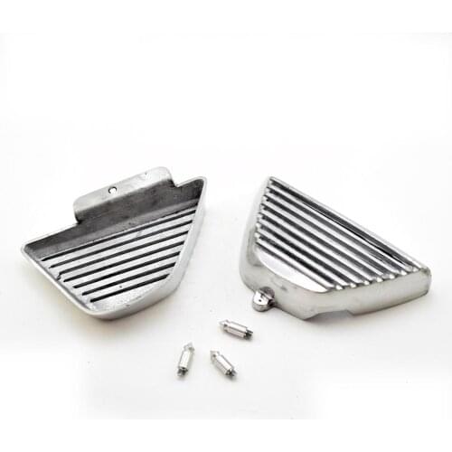 Aluminum Side Cover Left Right Side Fairing Panel Cover For Honda monkey bike Z50 Z50J Die-cast aluminum polishing