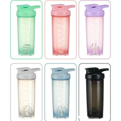 Fitness Water Cup Stirring Bottle Protein Powder Portable Drink Cup Scrub Milkshake Cup Shaking Milkshake Water Bottle Outdoor