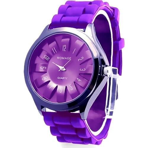 Casual Silicone Clock Jelly Band Flower Dial Sports Style Watch Men Women Quartz Wrist Watch Ladies Dress Watches Gift Luxury