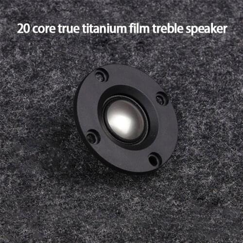 KYYSLB 12W 4-8ohm 2 Inch Tweeter Speaker Titanium Film Silk Film Tweeter Speaker Neodymium Iron Boron Strong Magnet Speaker