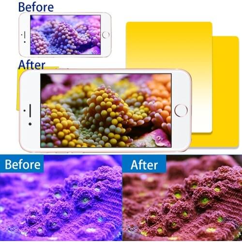 Aquarium Filters Lens Fish Tank Marine Saltwater Sea Water Coral Reef Filters Phone Camera Filters Lens Fish Aquatic