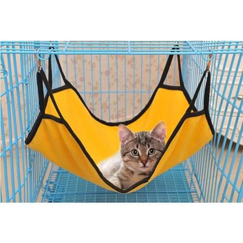 Wholesale 500pcs/lot pet cat hammock Hanging Beds Soft Fleece Hamster Rabbit Cage Beds 40x50cm