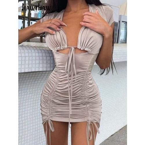 Летние платья с коротким рукавом Hawthaw China At AliExpress