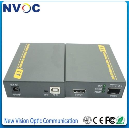 HDMI Fiber Optic Extender support 4K*2K 1080P 3D HDMI Extender over Fiber Cable,Uncompressed HDMI Optic Transmitter and Receiver