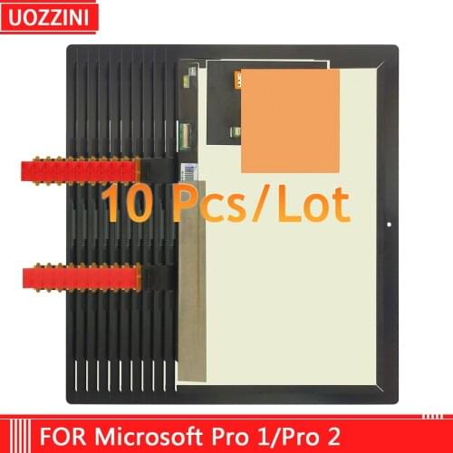 10Pcs Original LCD For Microsoft Surface Pro1 Pro2 LCD Display Touch Screen Assembly Replace For Surface Pro1 1514 Pro2 1601 LCD