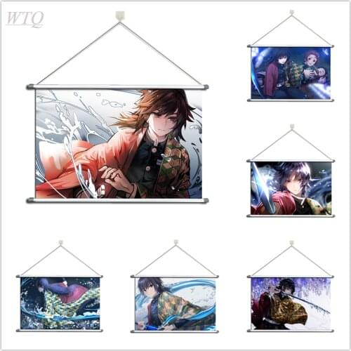 Anime Posters Demon Slayer Poster Tomioka Yoshiyuki Canvas Painting Wall Decor Poster Wall Art Picture Room Decor Home Decor