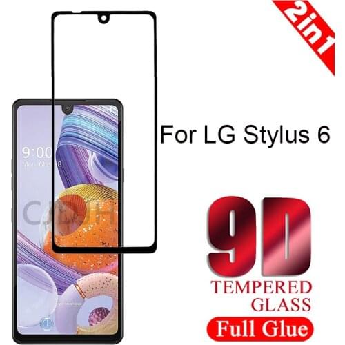 2Pcs Full screen full glue Tempered Glass For LG Stylus 6 Explosion-proof Screen Protector Glass On LG Stylus 6