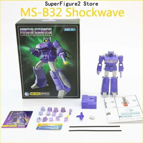 Transformation New Robot MS TOYS MS-B32 Shockwave Magic Square toys mini Action Figure in stock