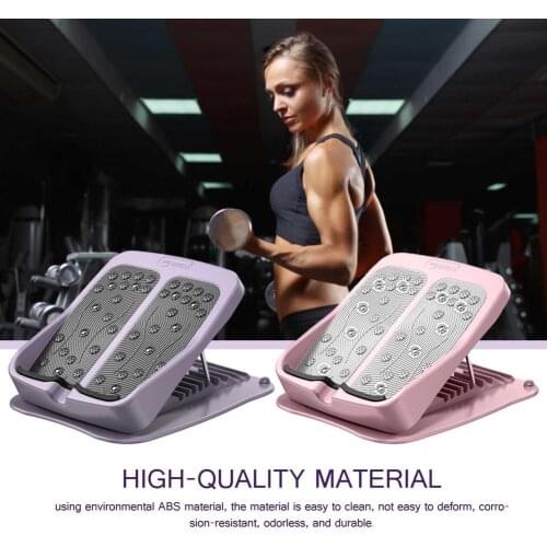Adjustable Anti-slip Stretching Board Stretch Calf Balance Plate Yoga Fitness Pedal Leg Stretcher Gym Equipment Foam Non-slip